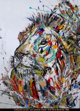 Catherine Lavoie - Abstraction - Lion